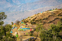 Camps on Nag Tibba trek