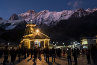 Kedarnath Temple in Night