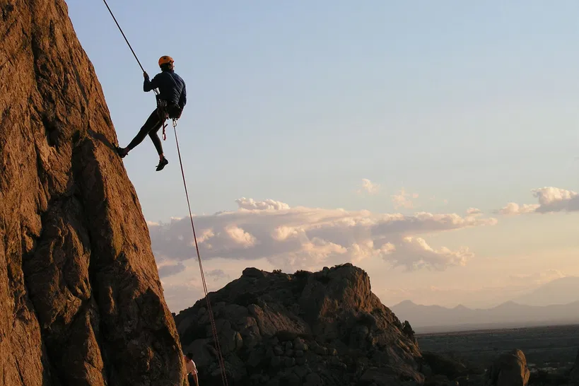Rappelling in Nainital