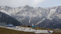 Triund top view