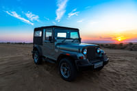 Jeep at sam dunes