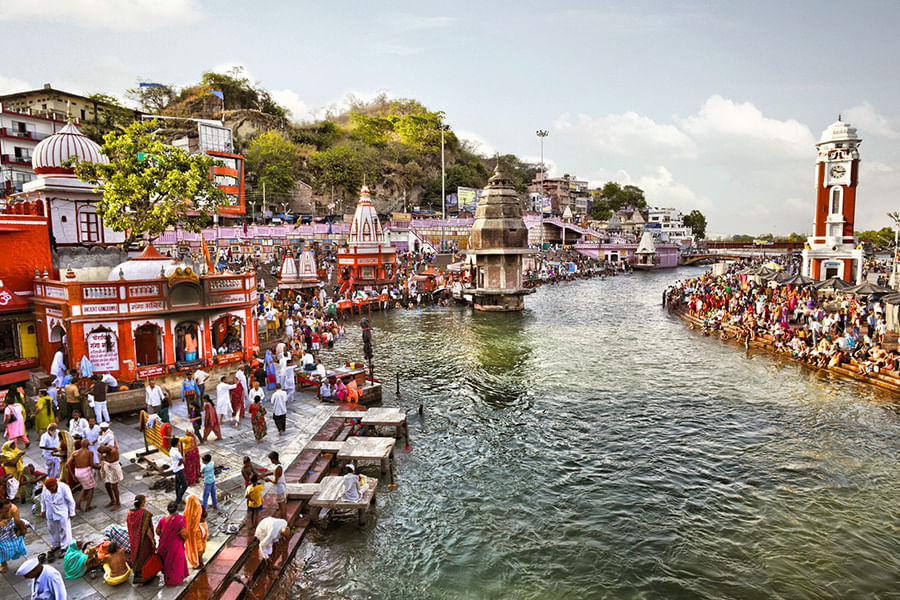Haridwar (Approx 242 km from Delhi)