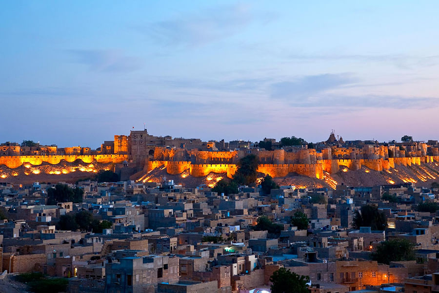 Jaisalmer (Approx 814 km from Delhi)