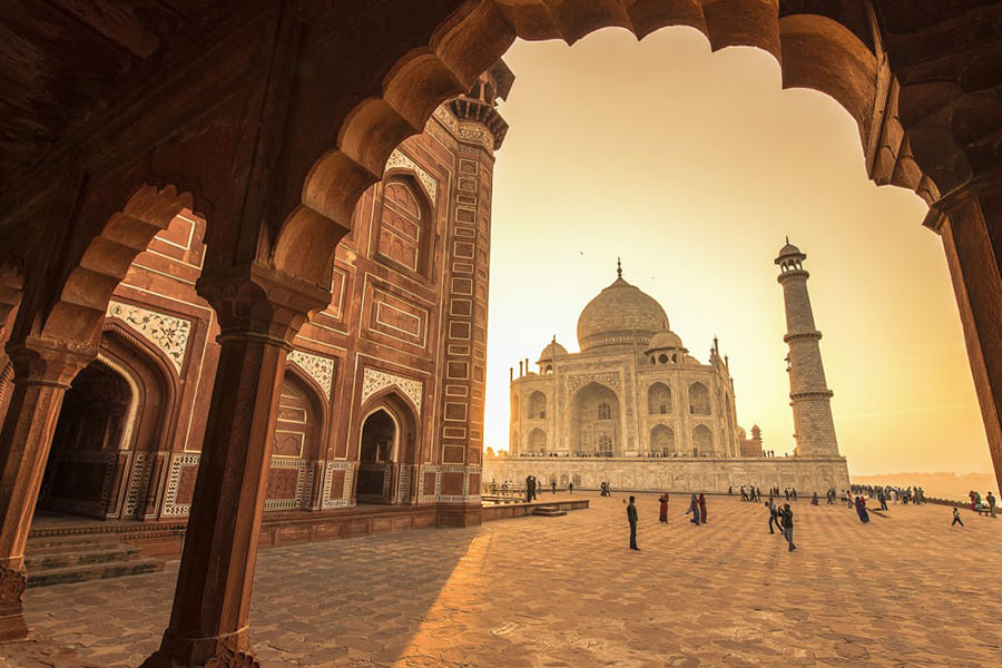 Agra(Approx 243 km from Delhi)