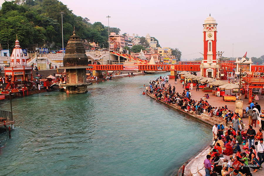 Haridwar(Approx 242 km from Delhi)